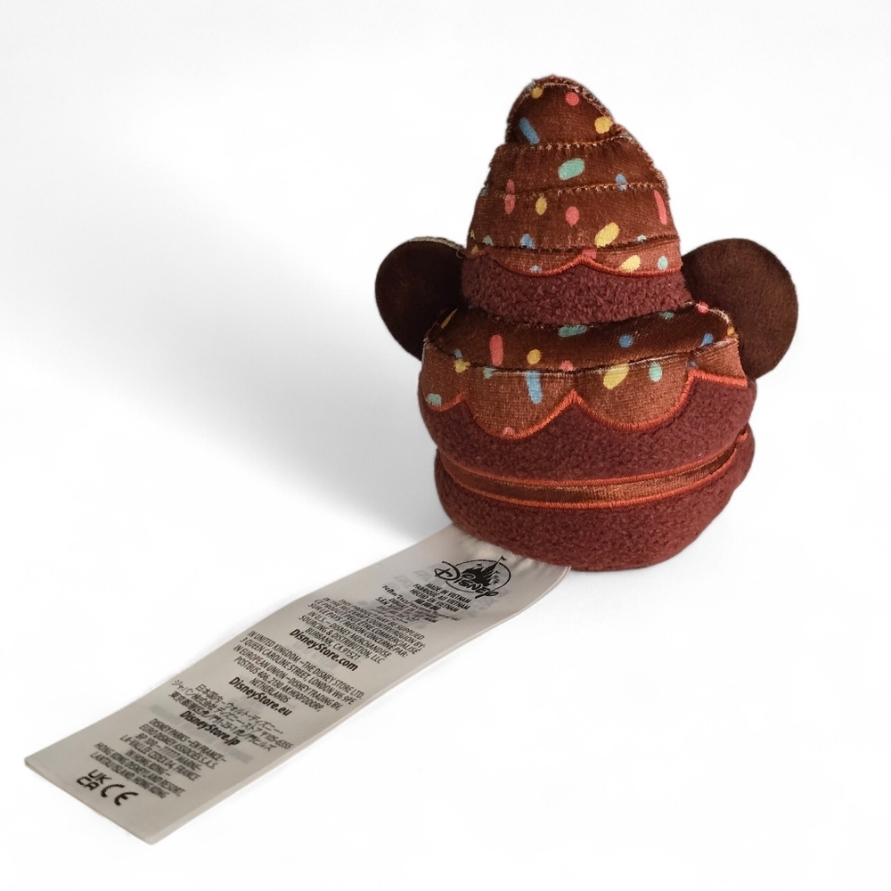 Disney Mickey Mouse Chocolate Cupcake Plush 5" Kawaii Sweets Mini Collectible - Picture 4 of 9